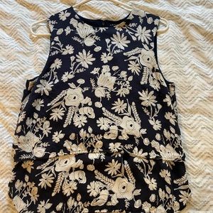 Floral theory blouse